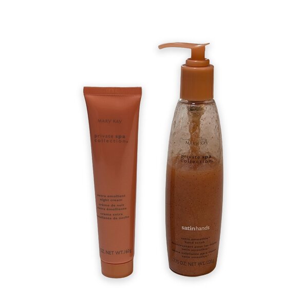 Mary Kay Private Spa Collection Satin Hands Hand Scrub, Night Cream - Picture 1 of 6